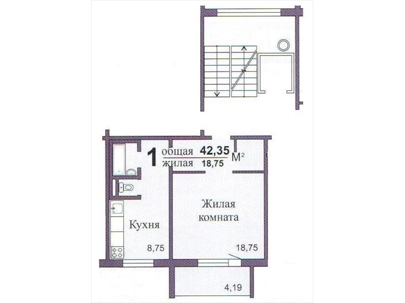 Продам квартиру в Челябинске 40-летия победы 30 площадью 43..